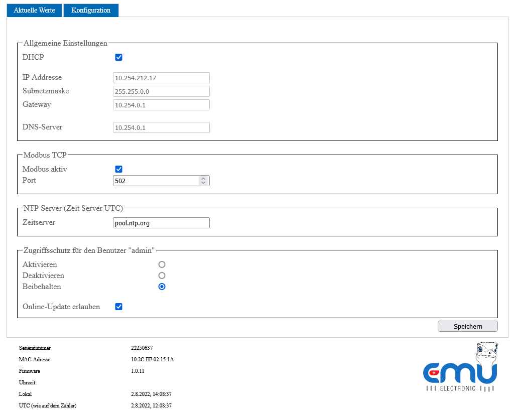 EMU Professional II 3/5 TCP/IP