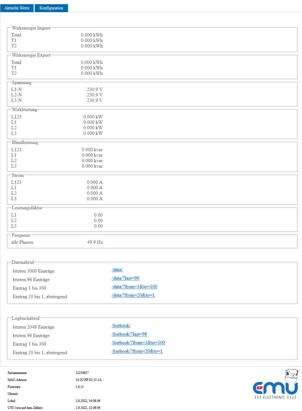 EMU Professional II 3/5 TCP/IP