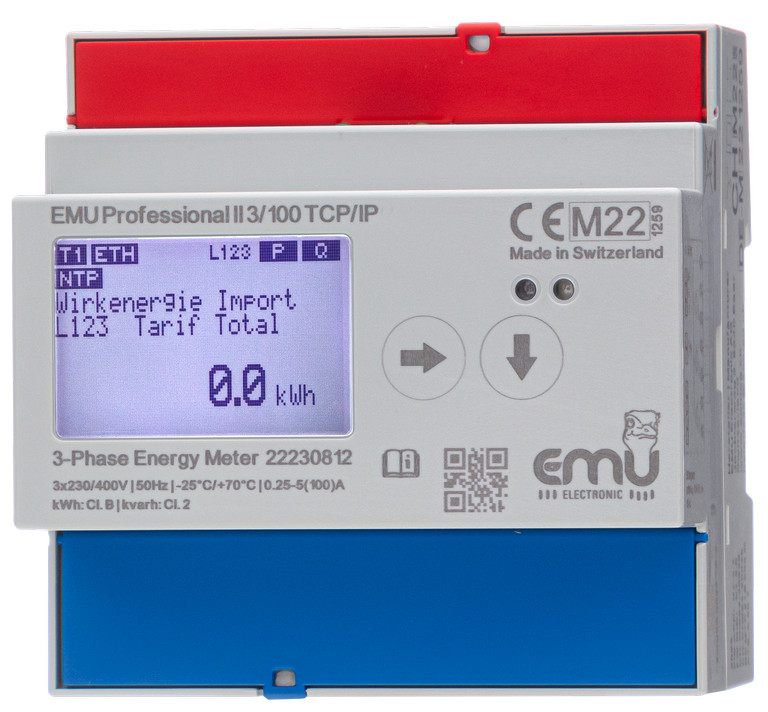 EMU Professional 3/100 TCP/IP 3-Phasen Energiezähler Smart Meter
